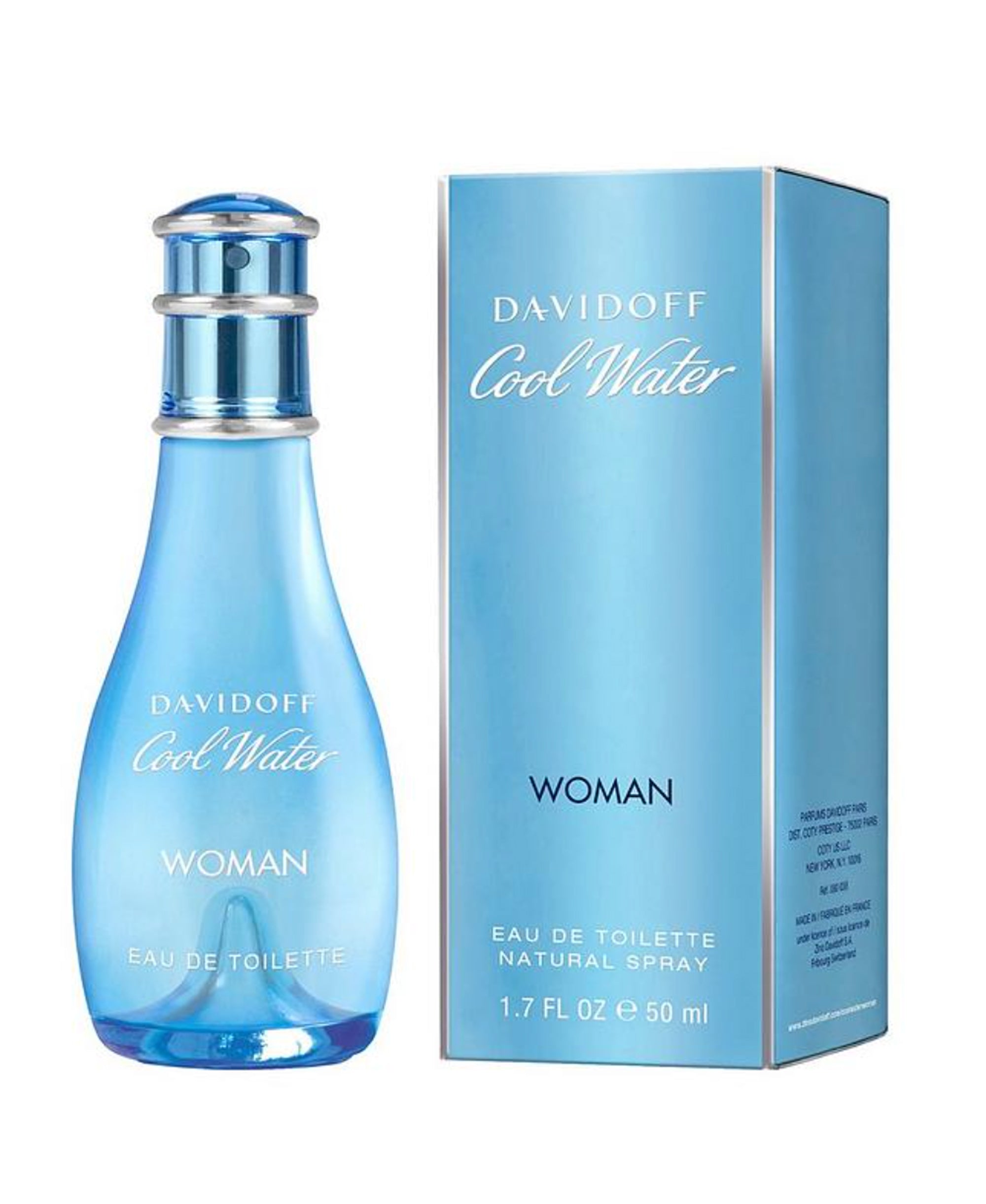 Davidoff Cool Water for her Eau de Toilette - 50 ml with Gift Bag (99992746)